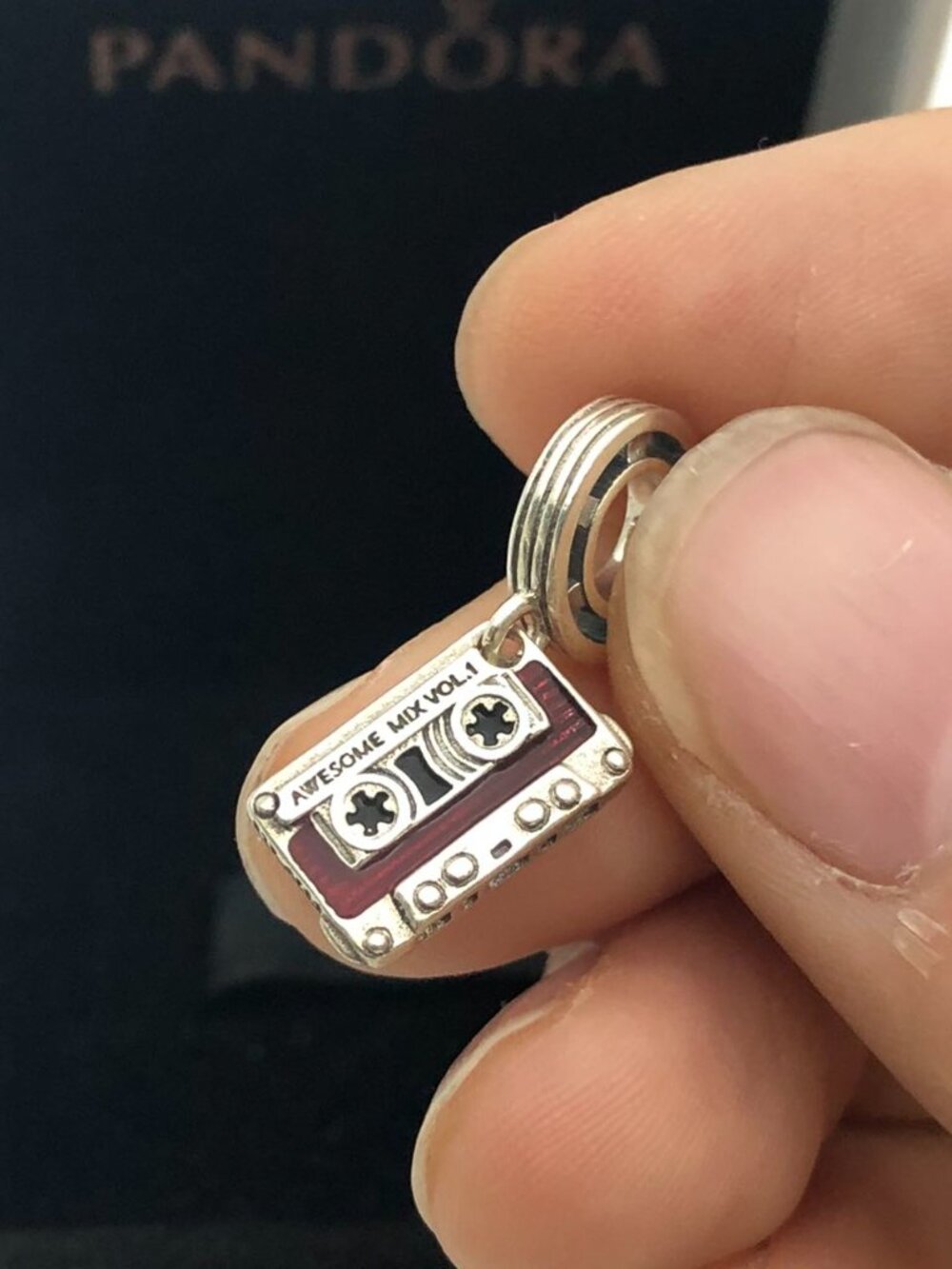 ✨🔥Pandora Guardians of the Galaxy Cassette Tape Dangle Charm